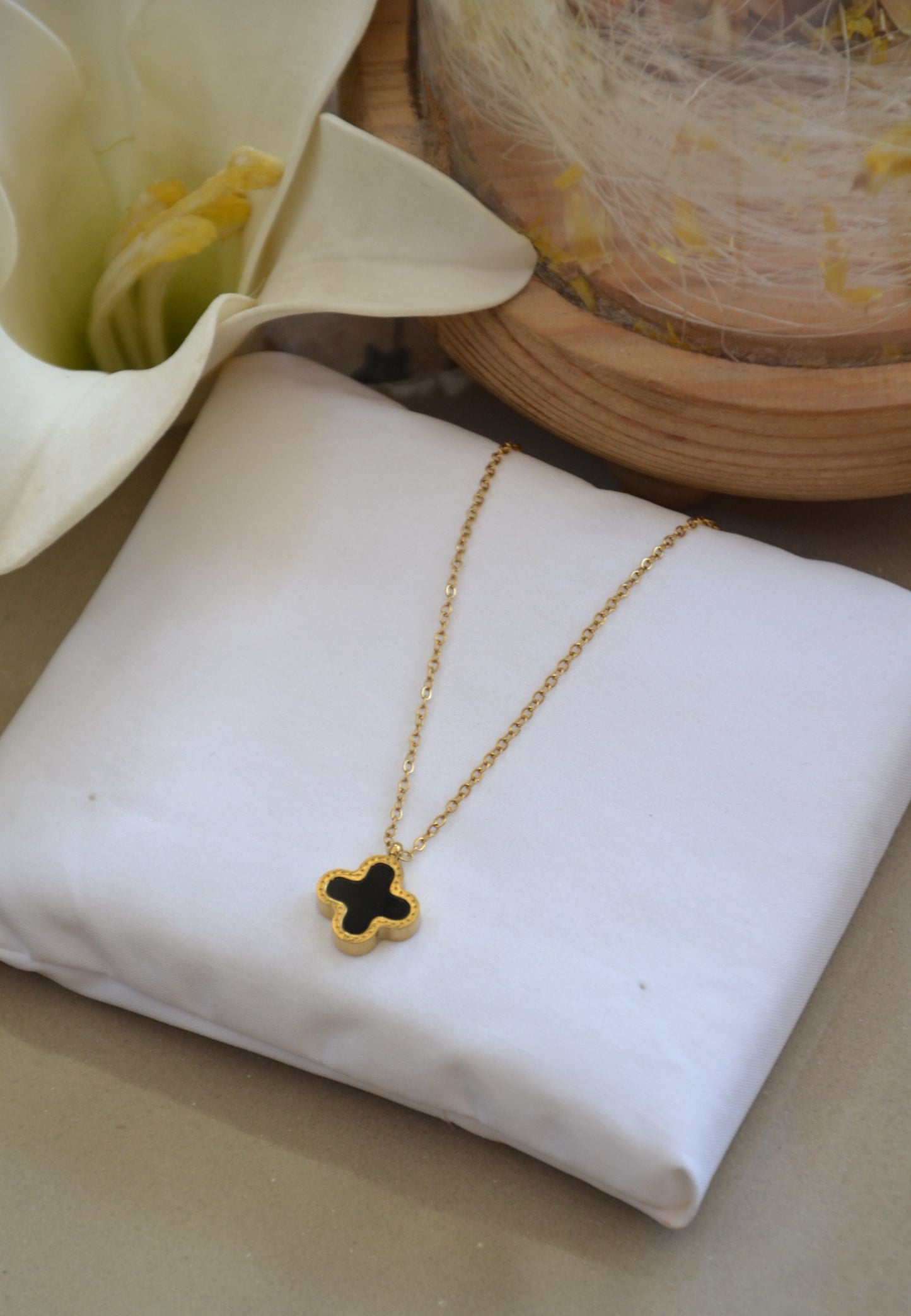 Dual Charm Clover Pendant