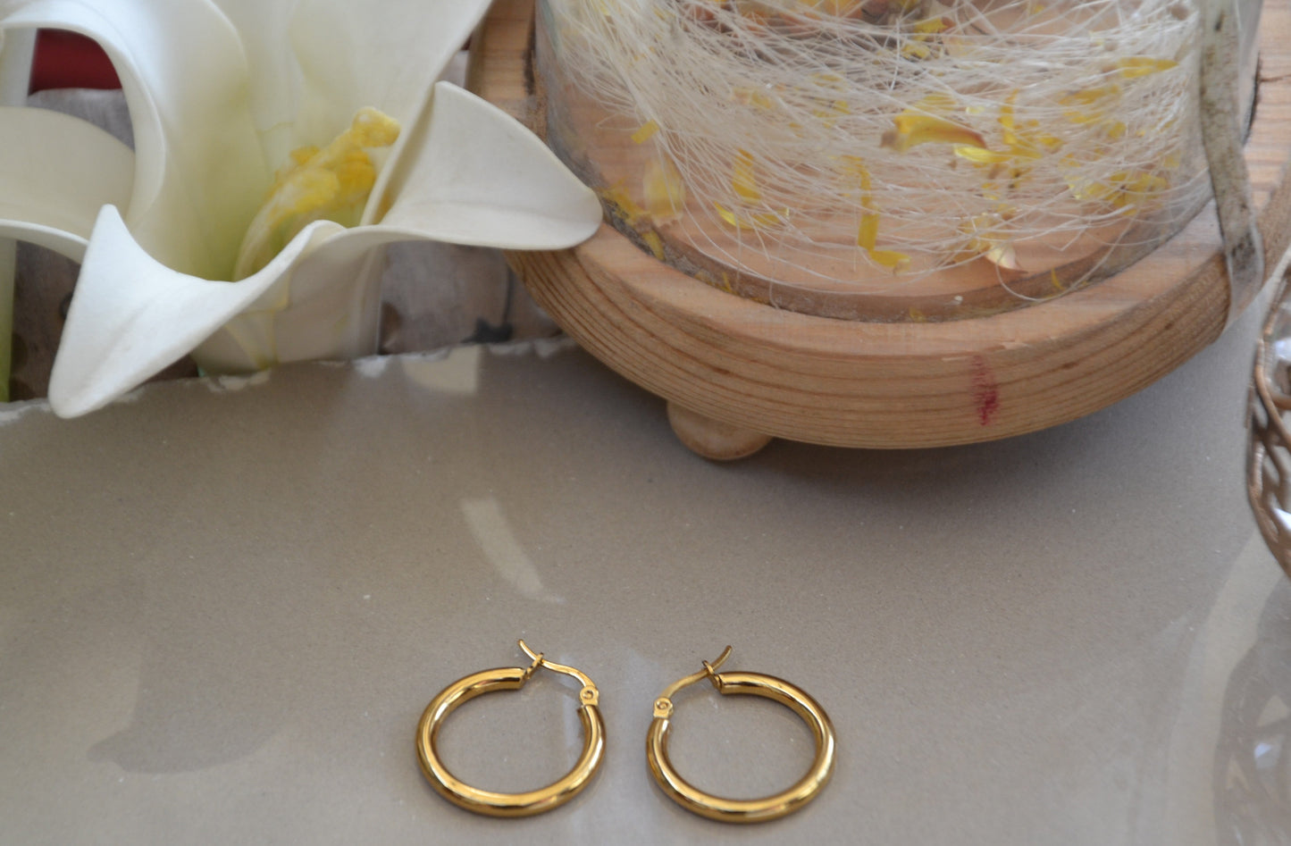 Classic Gold Hoop Earrings