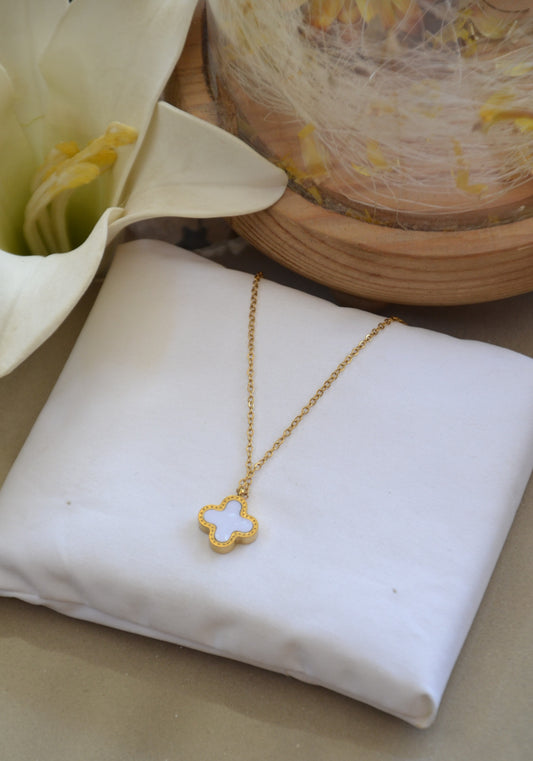 Dual Charm Clover Pendant