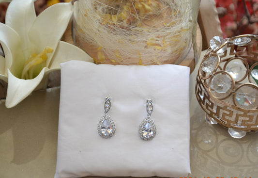 Crystal Raindrop Elegance Earrings