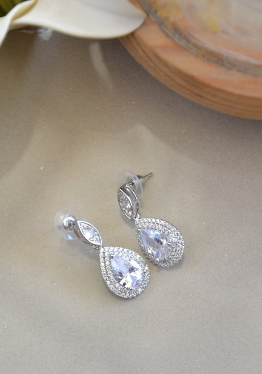 Crystal Raindrop Elegance Earrings