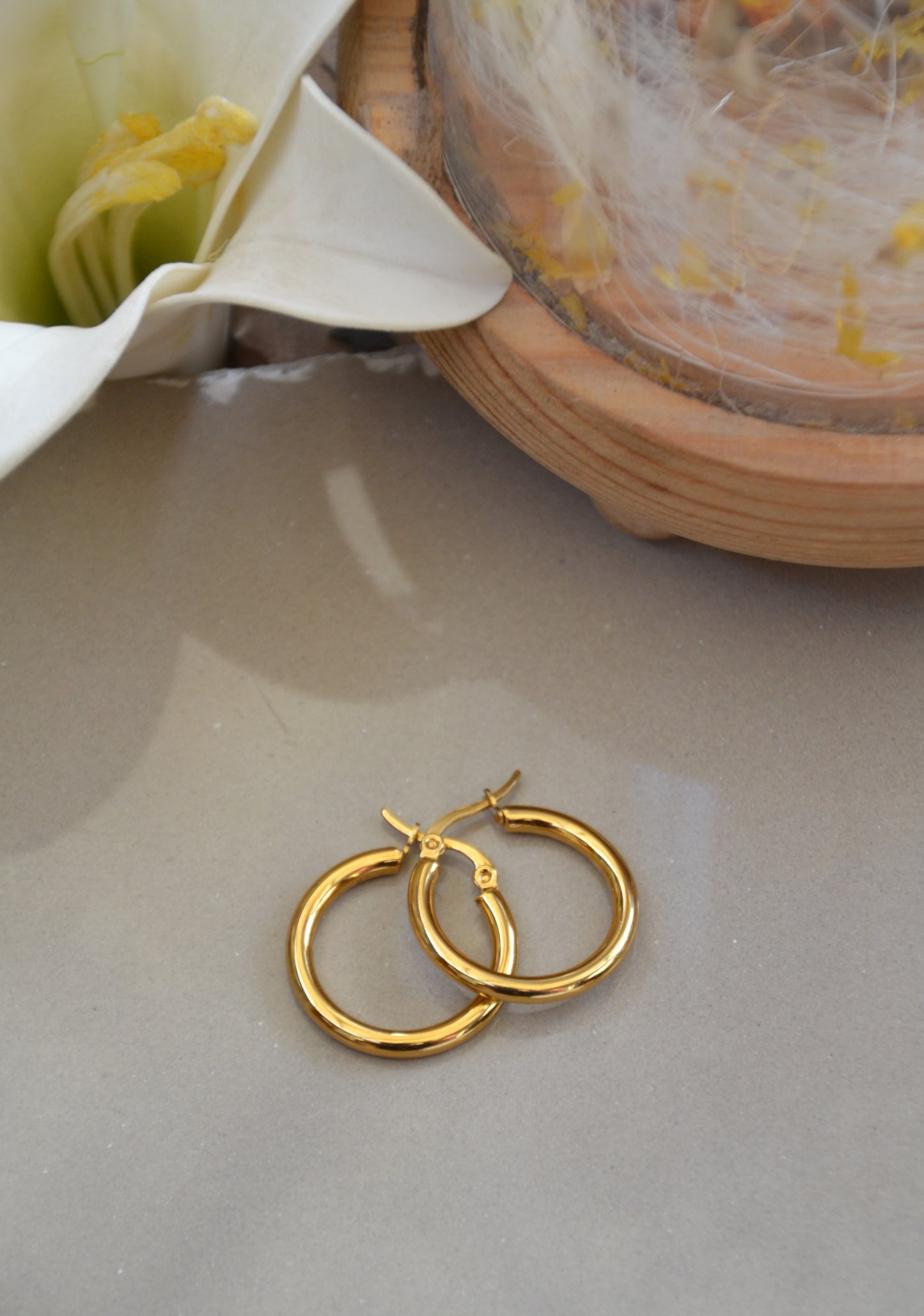 Classic Gold Hoop Earrings