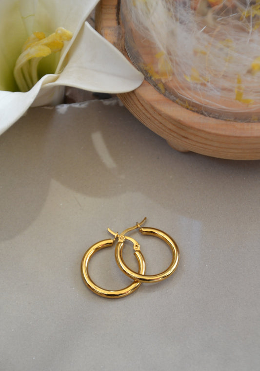 Classic Gold Hoop Earrings